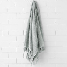 Fringed Paros 580GSM Cotton Bathroom Towels